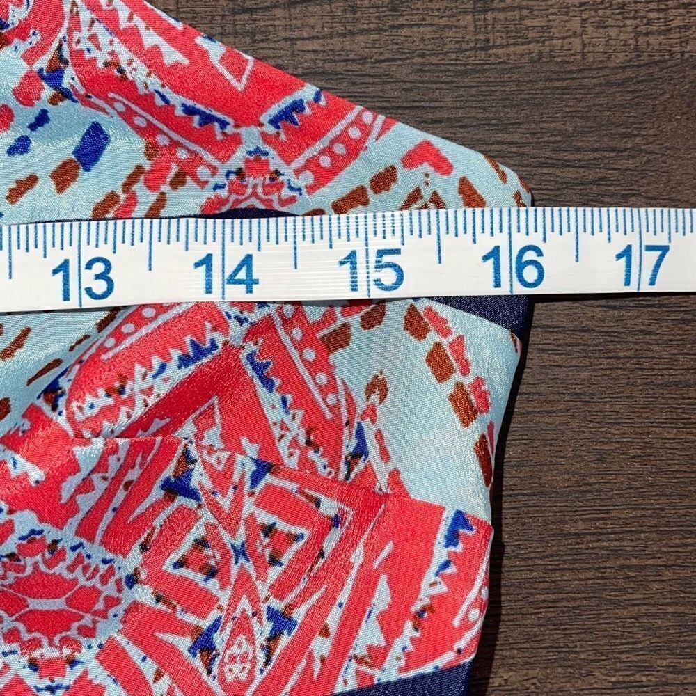 Love Fire Womens Maxi Racerback Dress Sleeveless Summer Vacation Red Blue Large - Picture 7 of 8